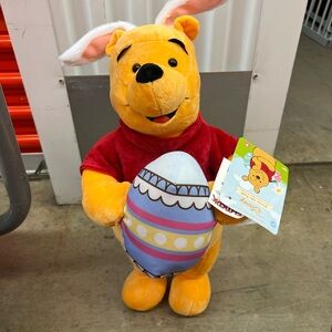 Winnie the Pooh Plush Toy with Easter Egg
